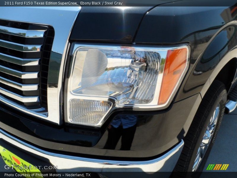 Ebony Black / Steel Gray 2011 Ford F150 Texas Edition SuperCrew