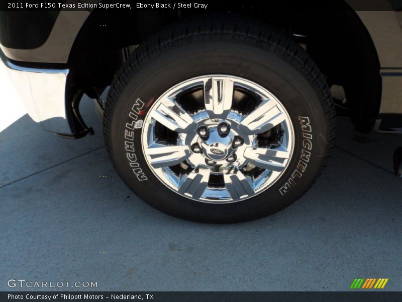 Ebony Black / Steel Gray 2011 Ford F150 Texas Edition SuperCrew
