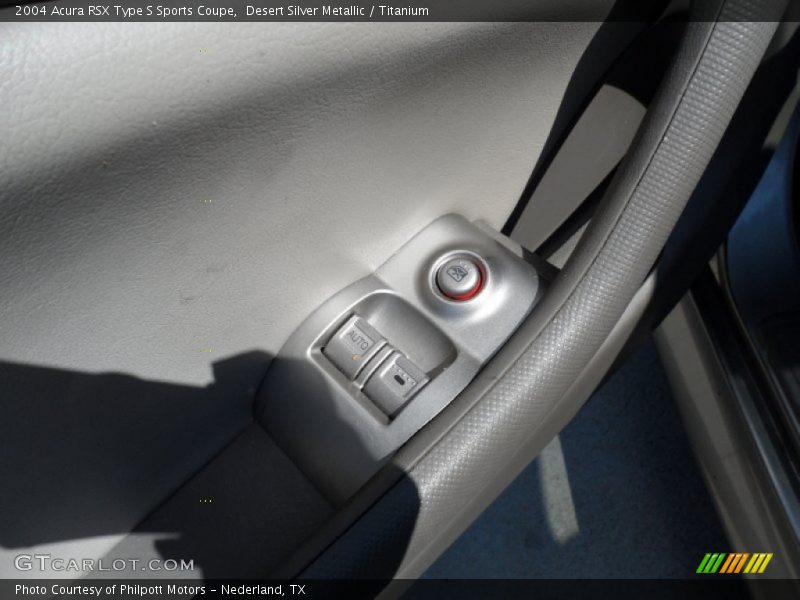 Desert Silver Metallic / Titanium 2004 Acura RSX Type S Sports Coupe