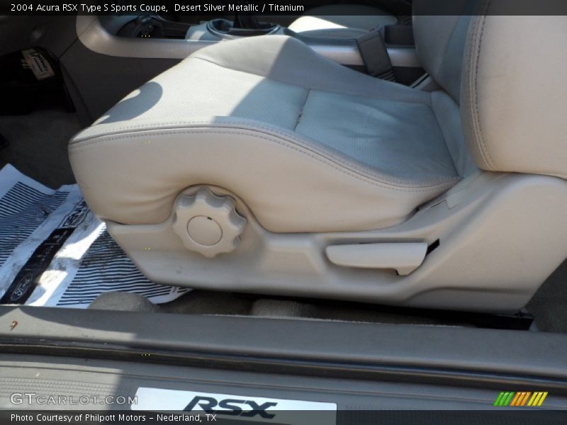 Desert Silver Metallic / Titanium 2004 Acura RSX Type S Sports Coupe