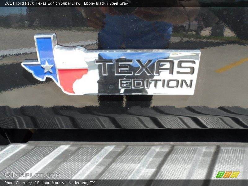 Ebony Black / Steel Gray 2011 Ford F150 Texas Edition SuperCrew