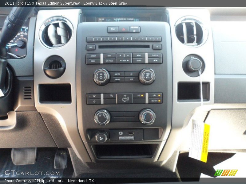 Ebony Black / Steel Gray 2011 Ford F150 Texas Edition SuperCrew