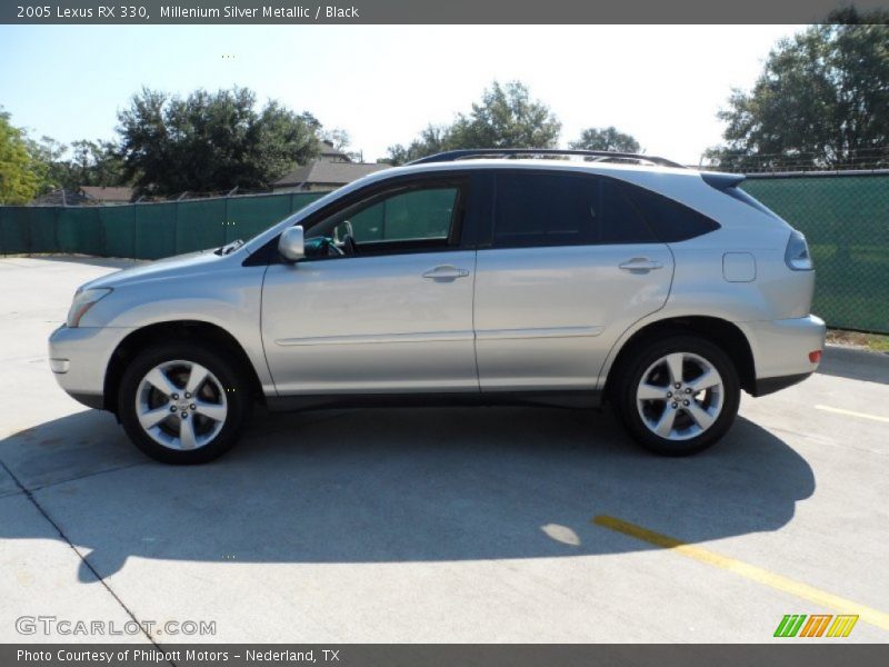 Millenium Silver Metallic / Black 2005 Lexus RX 330
