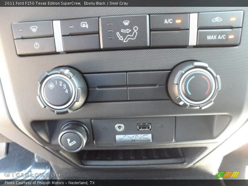 Ebony Black / Steel Gray 2011 Ford F150 Texas Edition SuperCrew