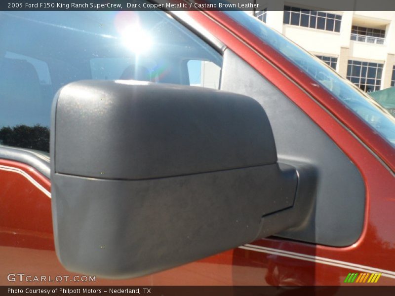 Dark Copper Metallic / Castano Brown Leather 2005 Ford F150 King Ranch SuperCrew