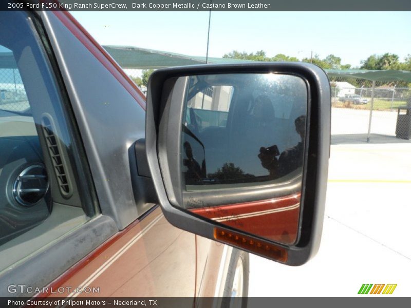 Dark Copper Metallic / Castano Brown Leather 2005 Ford F150 King Ranch SuperCrew