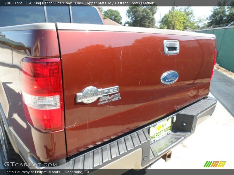 Dark Copper Metallic / Castano Brown Leather 2005 Ford F150 King Ranch SuperCrew