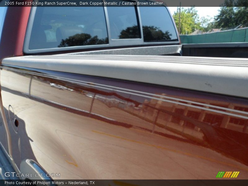 Dark Copper Metallic / Castano Brown Leather 2005 Ford F150 King Ranch SuperCrew