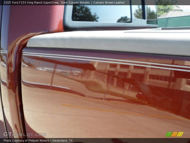 Dark Copper Metallic / Castano Brown Leather 2005 Ford F150 King Ranch SuperCrew