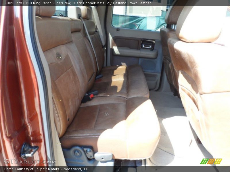  2005 F150 King Ranch SuperCrew Castano Brown Leather Interior