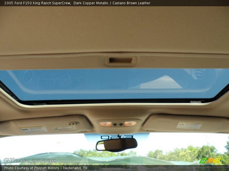 Dark Copper Metallic / Castano Brown Leather 2005 Ford F150 King Ranch SuperCrew