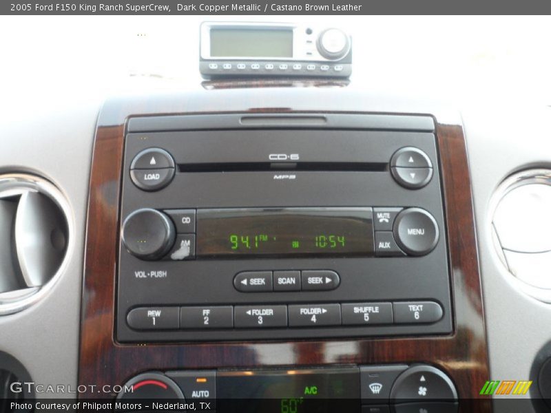 Audio System of 2005 F150 King Ranch SuperCrew