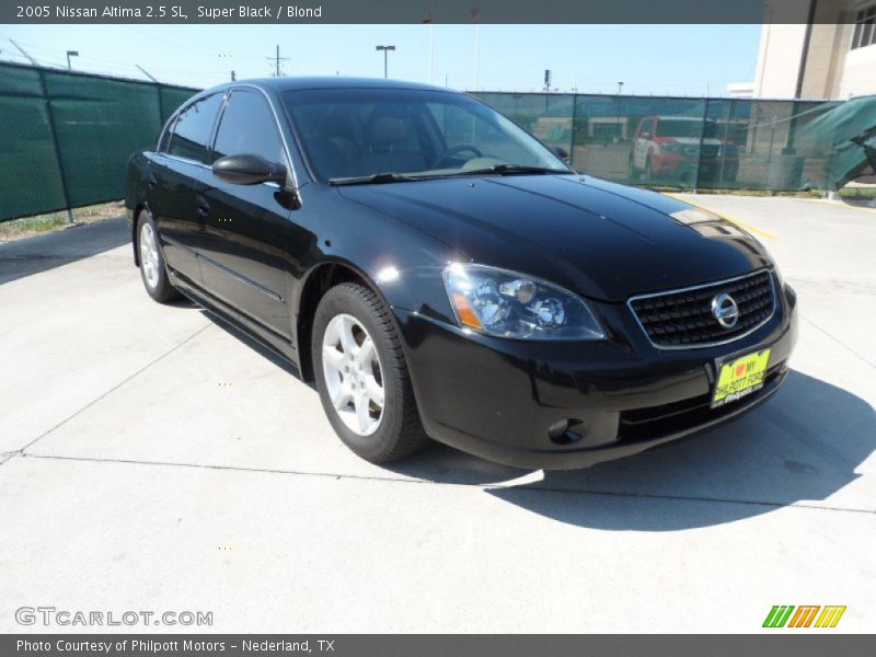 Super Black / Blond 2005 Nissan Altima 2.5 SL