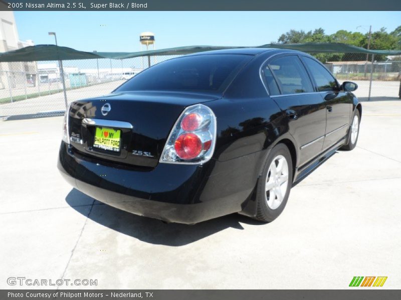 Super Black / Blond 2005 Nissan Altima 2.5 SL