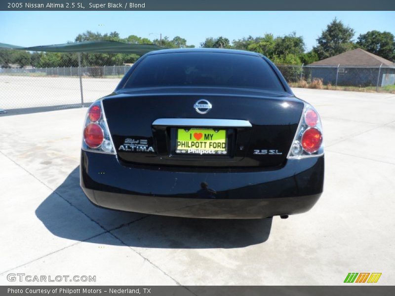 Super Black / Blond 2005 Nissan Altima 2.5 SL