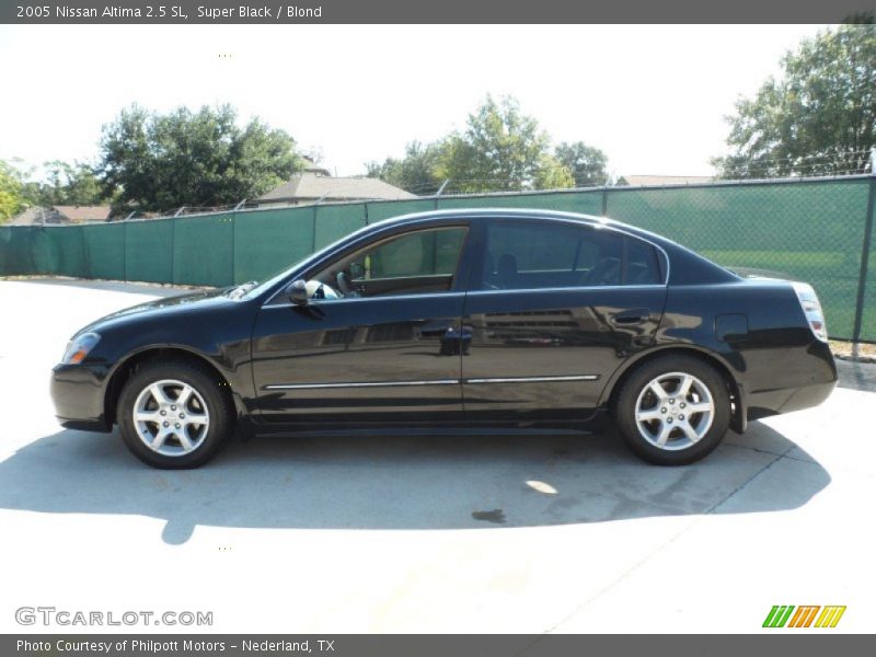 Super Black / Blond 2005 Nissan Altima 2.5 SL