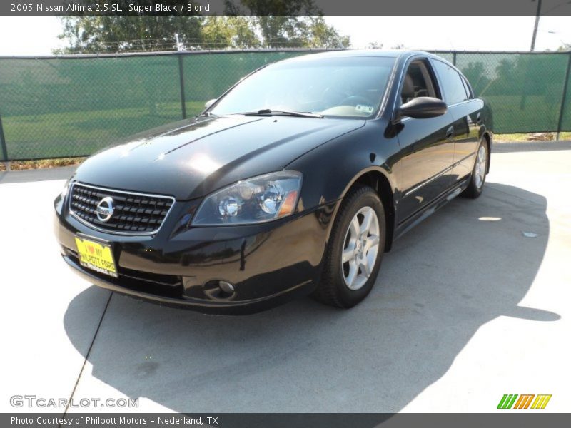 Super Black / Blond 2005 Nissan Altima 2.5 SL