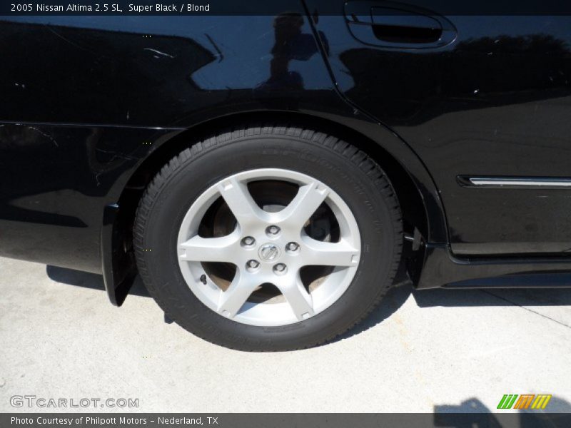 Super Black / Blond 2005 Nissan Altima 2.5 SL
