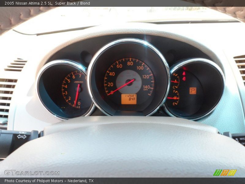 Super Black / Blond 2005 Nissan Altima 2.5 SL
