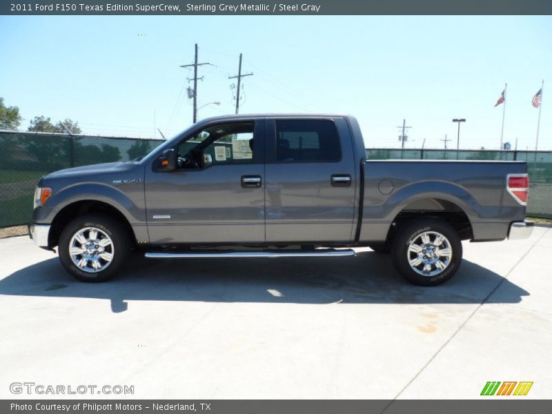 Sterling Grey Metallic / Steel Gray 2011 Ford F150 Texas Edition SuperCrew