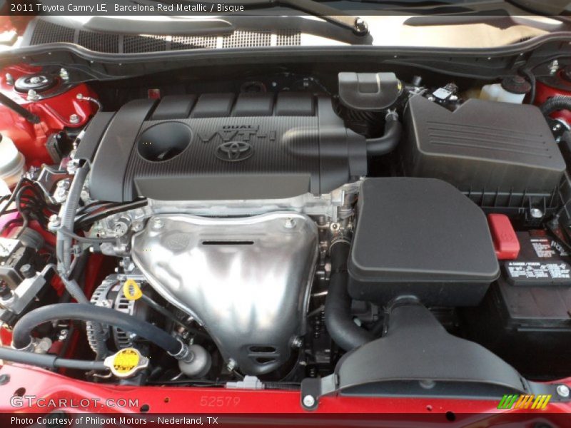 Barcelona Red Metallic / Bisque 2011 Toyota Camry LE