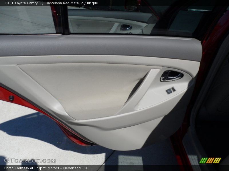Barcelona Red Metallic / Bisque 2011 Toyota Camry LE