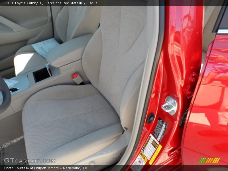 Barcelona Red Metallic / Bisque 2011 Toyota Camry LE