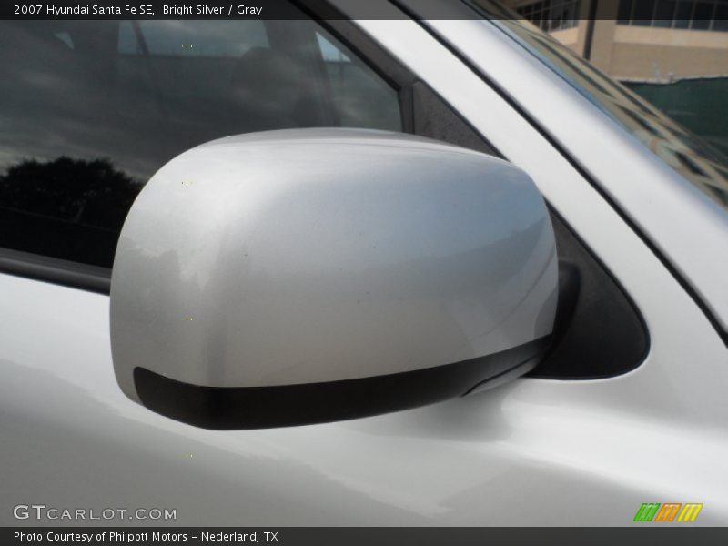 Bright Silver / Gray 2007 Hyundai Santa Fe SE