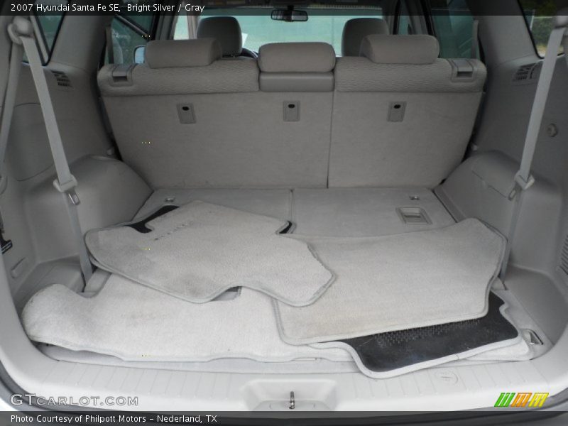 Bright Silver / Gray 2007 Hyundai Santa Fe SE