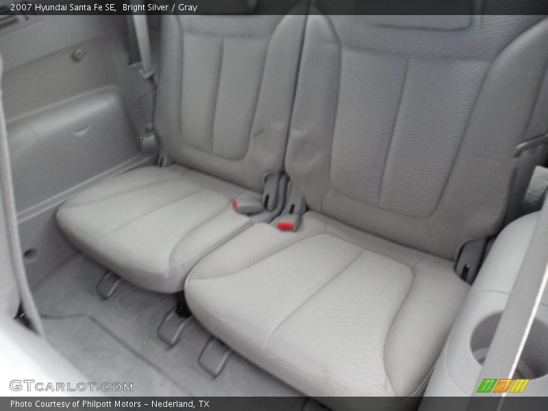 Bright Silver / Gray 2007 Hyundai Santa Fe SE