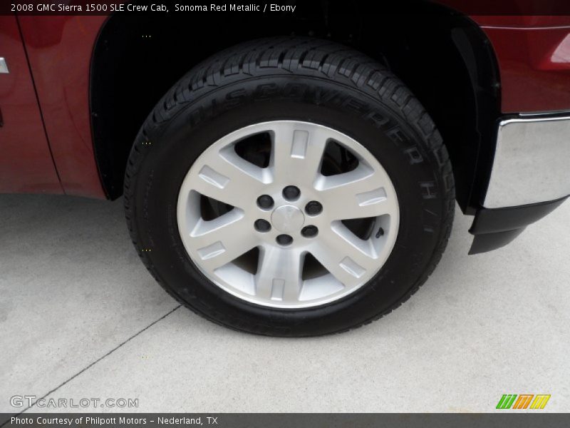 Sonoma Red Metallic / Ebony 2008 GMC Sierra 1500 SLE Crew Cab