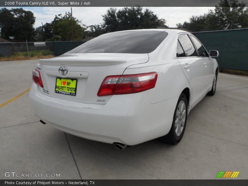 Super White / Ash 2008 Toyota Camry XLE V6