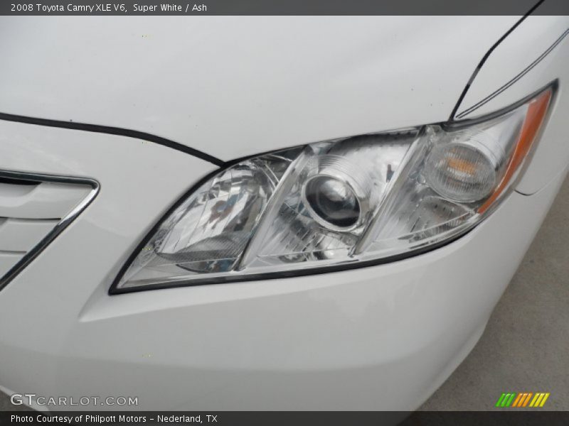 Super White / Ash 2008 Toyota Camry XLE V6
