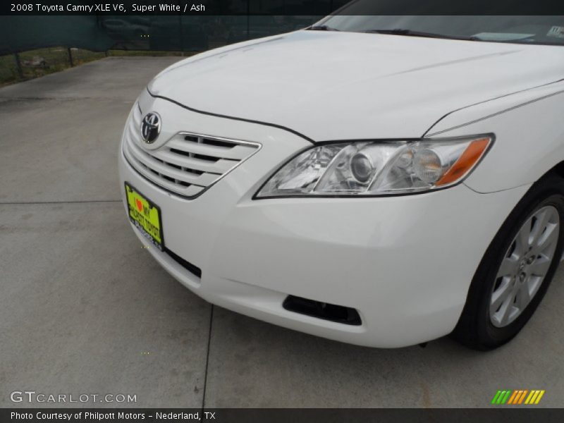Super White / Ash 2008 Toyota Camry XLE V6