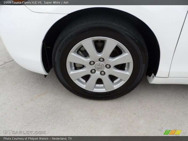 Super White / Ash 2008 Toyota Camry XLE V6