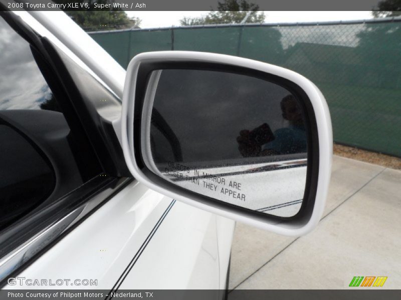 Super White / Ash 2008 Toyota Camry XLE V6