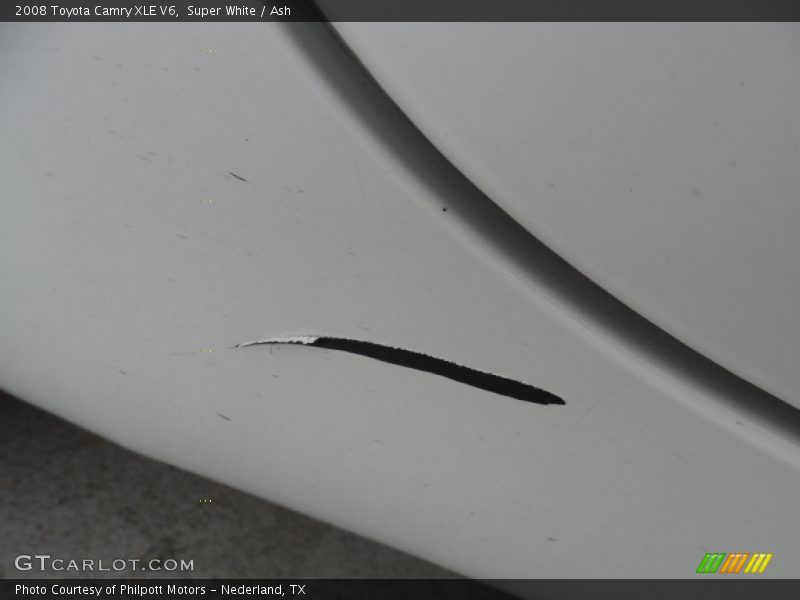 Super White / Ash 2008 Toyota Camry XLE V6