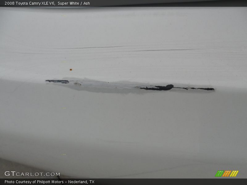 Super White / Ash 2008 Toyota Camry XLE V6