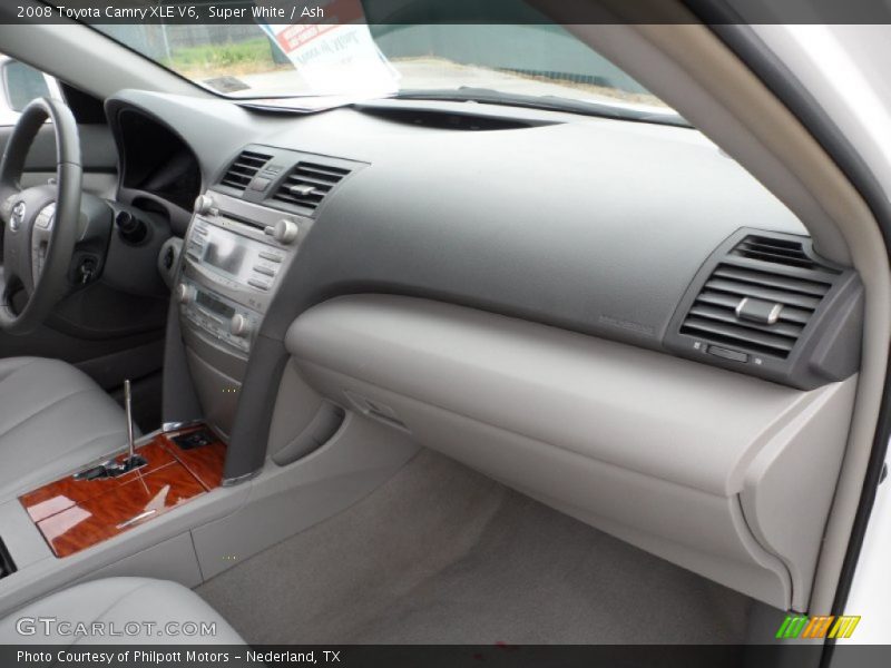 Super White / Ash 2008 Toyota Camry XLE V6