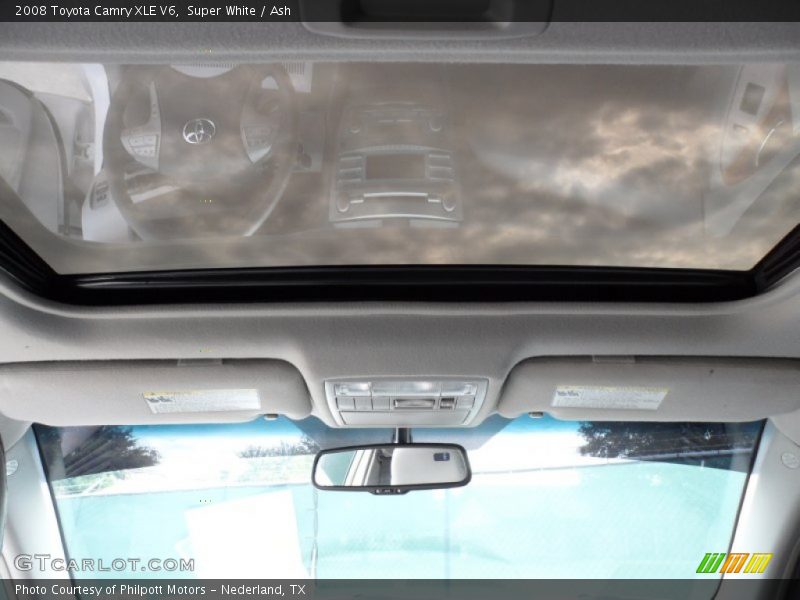 Super White / Ash 2008 Toyota Camry XLE V6