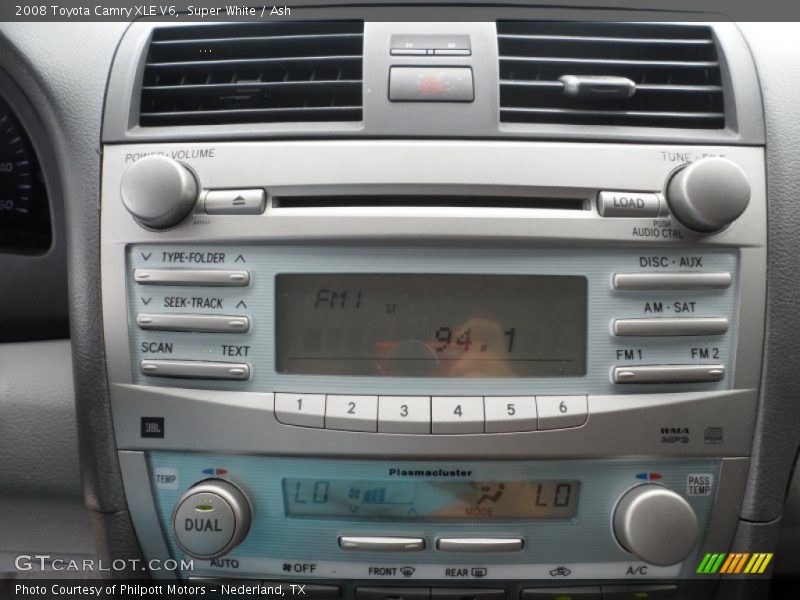 Super White / Ash 2008 Toyota Camry XLE V6