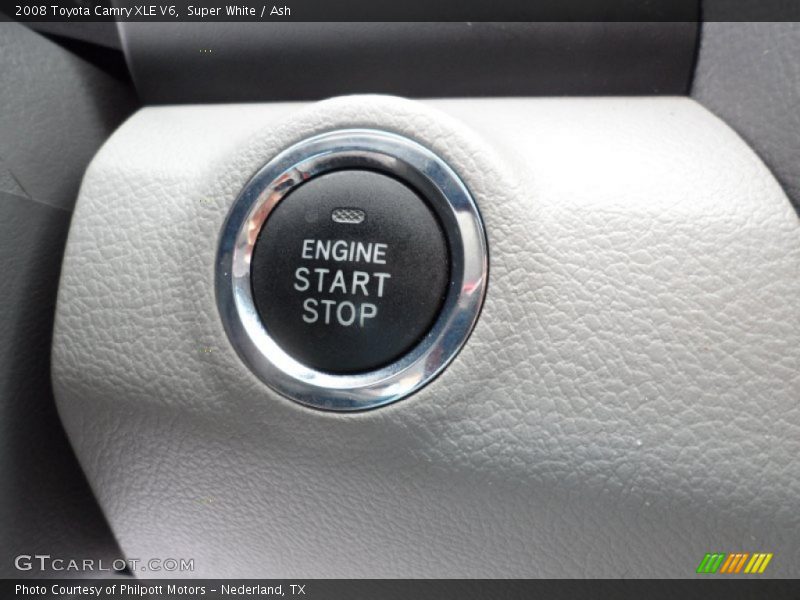 Super White / Ash 2008 Toyota Camry XLE V6