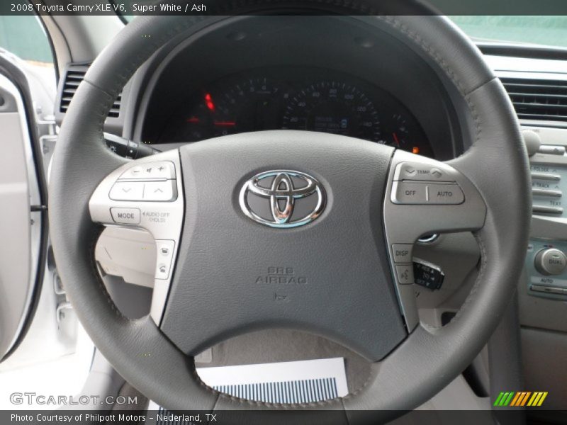 Super White / Ash 2008 Toyota Camry XLE V6
