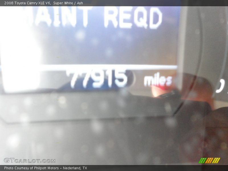 Super White / Ash 2008 Toyota Camry XLE V6
