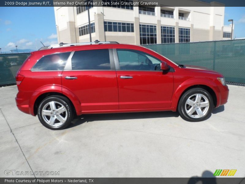 Inferno Red Crystal Pearl / Dark Slate Gray/Light Graystone 2009 Dodge Journey R/T