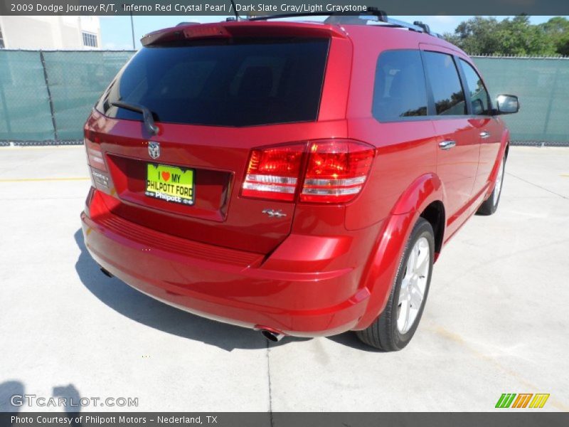 Inferno Red Crystal Pearl / Dark Slate Gray/Light Graystone 2009 Dodge Journey R/T