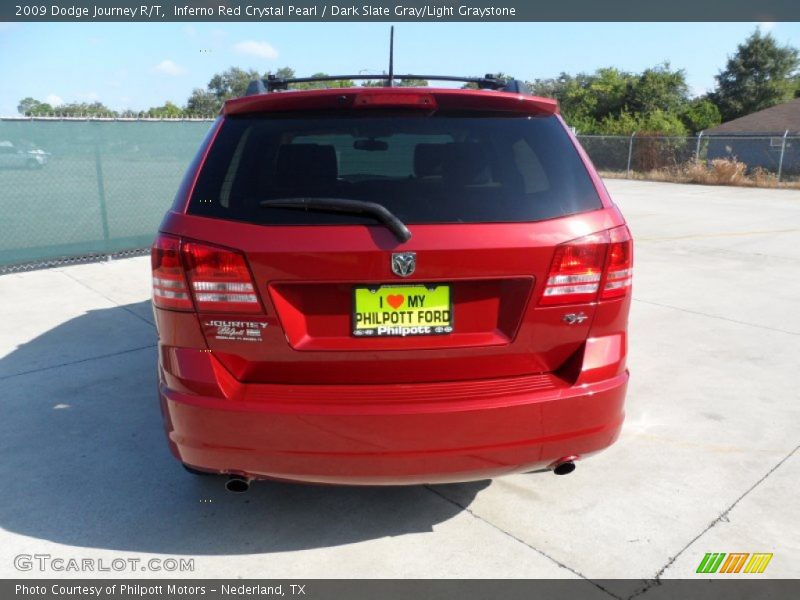 Inferno Red Crystal Pearl / Dark Slate Gray/Light Graystone 2009 Dodge Journey R/T