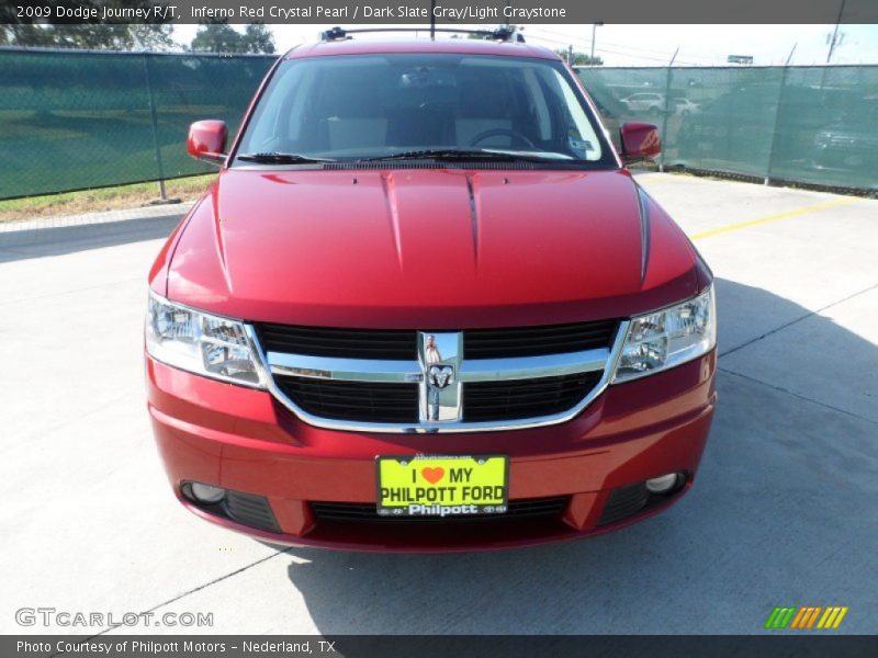 Inferno Red Crystal Pearl / Dark Slate Gray/Light Graystone 2009 Dodge Journey R/T