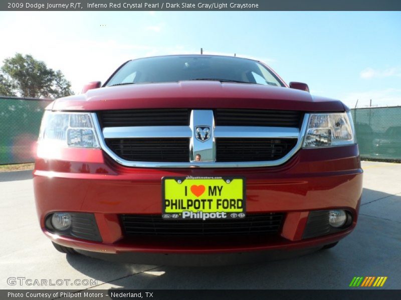 Inferno Red Crystal Pearl / Dark Slate Gray/Light Graystone 2009 Dodge Journey R/T