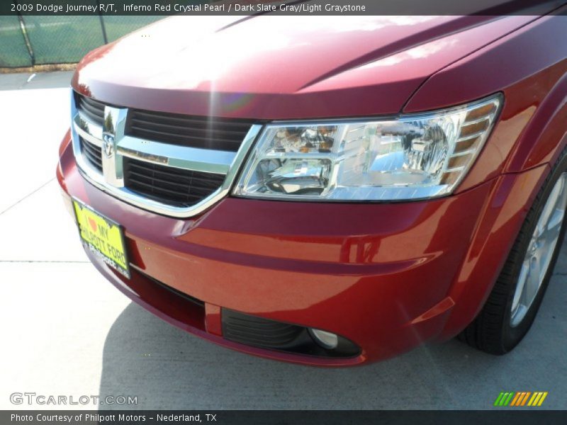 Inferno Red Crystal Pearl / Dark Slate Gray/Light Graystone 2009 Dodge Journey R/T